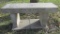 Concrete Garden Bench - Y