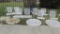 (10) Pieces Of Outdoor White Metal Furniture - G2