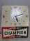 Champion Spark Plug Clock - BM