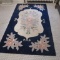 Handmade Floral Area Rug - BR1-B