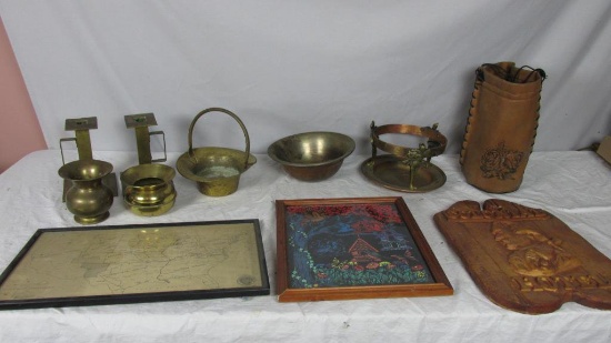 Brass Decor, Framed Pictures, & Collectibles - BR2
