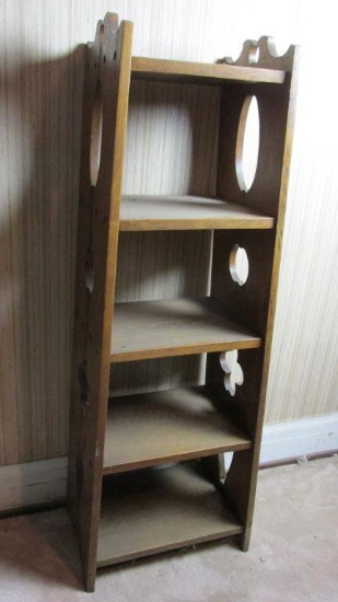 5-Shelf Oak Bookcase - BR2