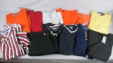 (12) Men's Ralph Lauren POLO Tops/Pants & Tommy Hilfiger Tops, Sizes L - XL - K