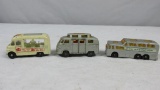 Lesney Toy Greyhound Coach, Volkswagen Camper, & Ice Cream Truck - DR