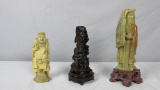 (3) Oriental Figurines - DR