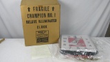 New-In-Box Champion Spark Plug Illuminated Clock  - DR