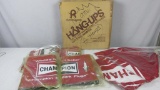 (6) New Champion Spark Plug Mats & Hanging Clothes Hampers - DR