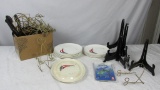 Sailboat Plates With Misc. Plate Holders - P