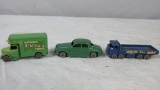 (2) Lesney Toy Trucks & A Car - P