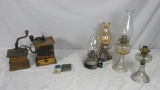 Oil Lamps, Coffee Grinder, & Lighters - BR2