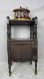 Antique Smoking Table & Pipe Stand With Pipes - BR1