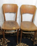 (2) Vintage Wood Chairs - BR4