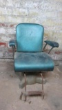 Vintage Blue Barber's Chair - BM