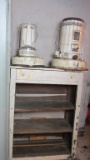 Wood Cabinet & (2) Kerosene Heaters - BM-CL3