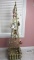Metal 2-Piece Gold Colored Tree With Owl Ornaments - SR