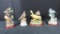 (4) Porcelain Bird Figurines - SR