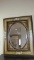 Oval Wall Mirror In Wood Frame  - K