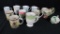 (10) Collectible Mugs & A Dish - K