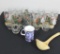 Rooster & Hen Glasses, Coffee Mug, & Soup Ladle - BM