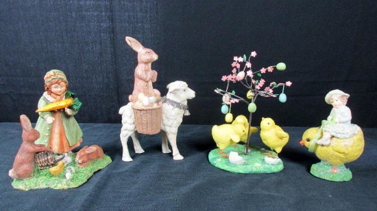 (4) Bethany Lowe Easter Designs Figurines - DR
