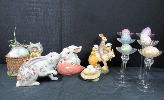 (11) Decorative Easter Pieces & Figurines - DR