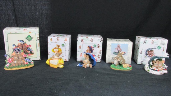 (5) Charming Tails Figurines - DR