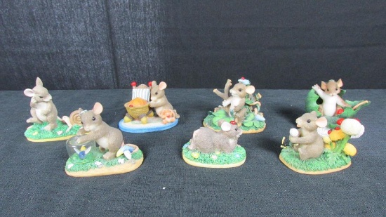(7) Charming Tails Figurines - DR
