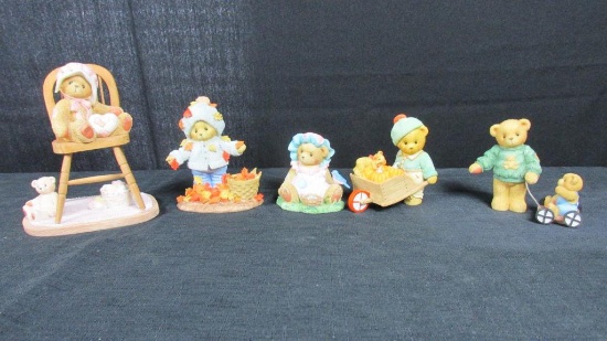 (5) Cherished Teddies Figurines By Priscilla Hillman - DR