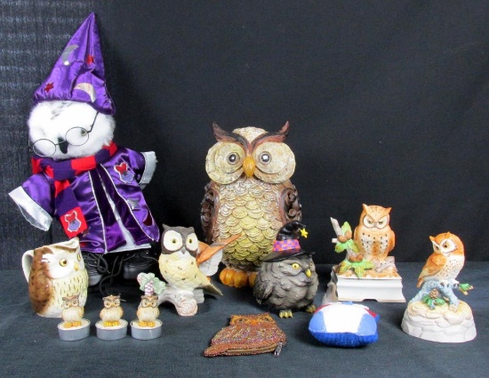 (12) Misc. Owl Collectibles - SR