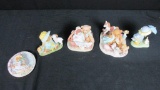 (5) Cherished Teddies Figurines By Priscilla Hillman - DR