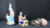 (3) Oriental Ceramic Figurines - SR