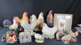 (13) Decorative Rooster Collectibles - K