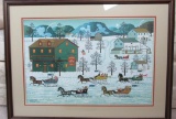 Limited Edition Framed Charles Wysocki 