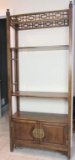 Oriental Wood Display Shelf  - F
