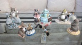 (5) Charming Tails Figurines - LR
