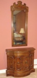 Thomasville Furniture Cabinet & Mirror - FR