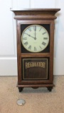 Wood Greenfield Manor Regulator Wall Clock - BM