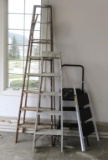 (2) Ladders & (2) Step Stools - G