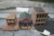 (3) HO Scale Town Buildings