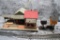 (1) HO Scale Building & (2) Small Towers