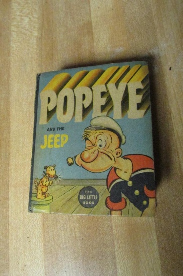 1937 Popeye And The Jeep Big Little Book