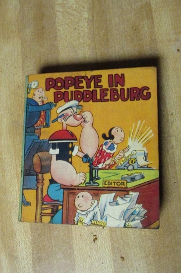 1934 Vintage Popeye In Puddleburg Book