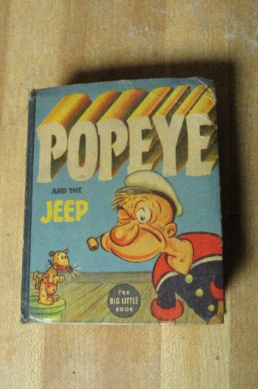 1937 Popeye And The Jeep Big Little Book