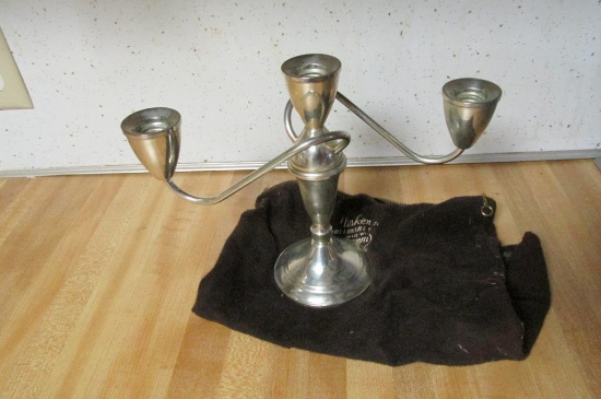 Sterling Weighted Candle Stick Holder