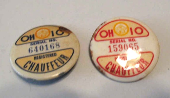 (2) Chauffeur ID Pins