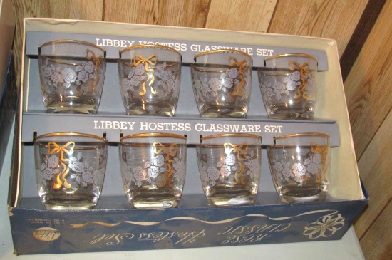 Set Of Eight Low Ball Glasses
