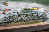 Handmade HO Scale Tressel Model Railroad Bridge