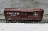 HO Scale Maroon Milwaukee Road Boxcar