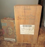 Meier's Champagne Box With Cigar Box