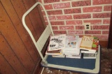 Metal Cart With Assorted Health Books